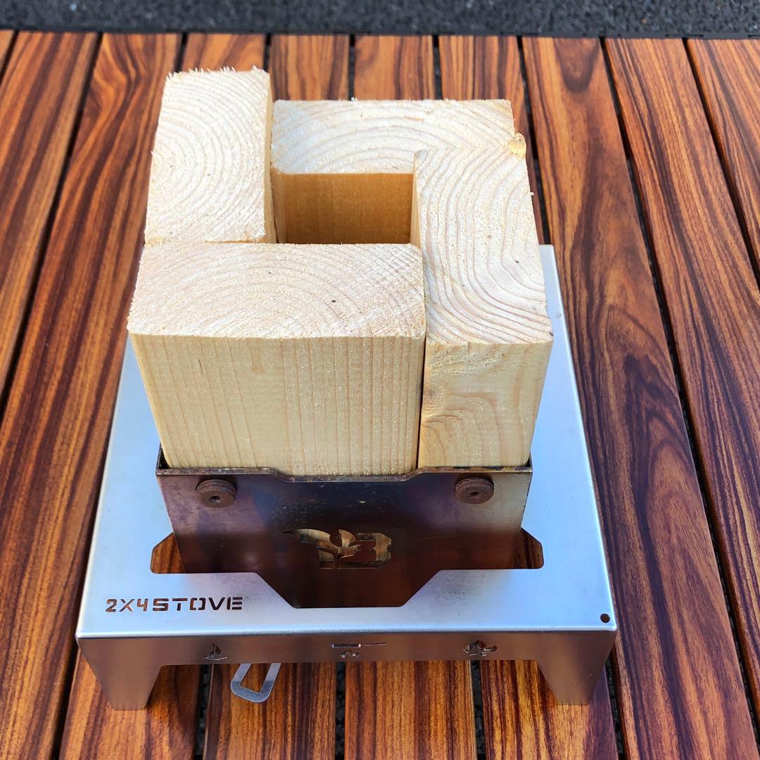 吹火台（ふきびだい）2X4 STOVE アウトドアコンロ　焚き火台