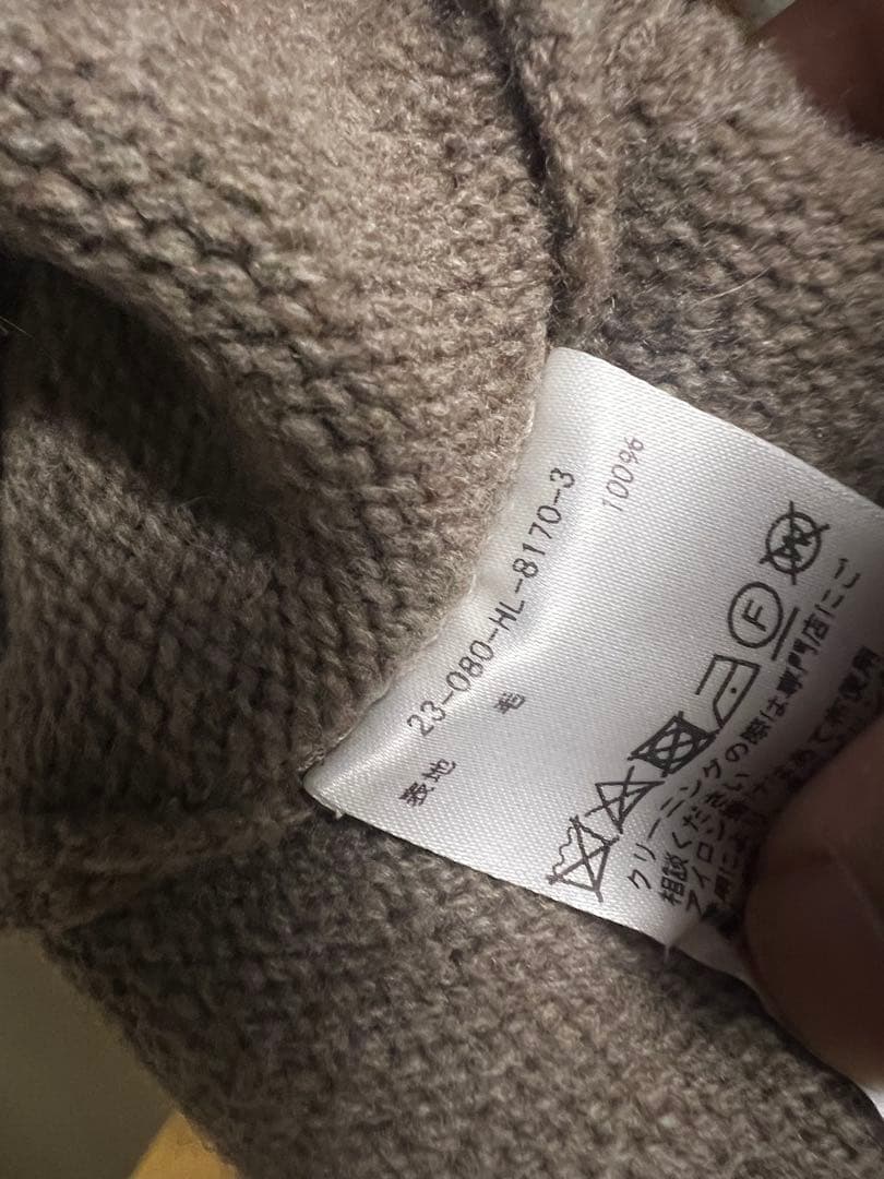 定価4万 Herill ブラックシープタートルネック 2023FW 最終値下げ！