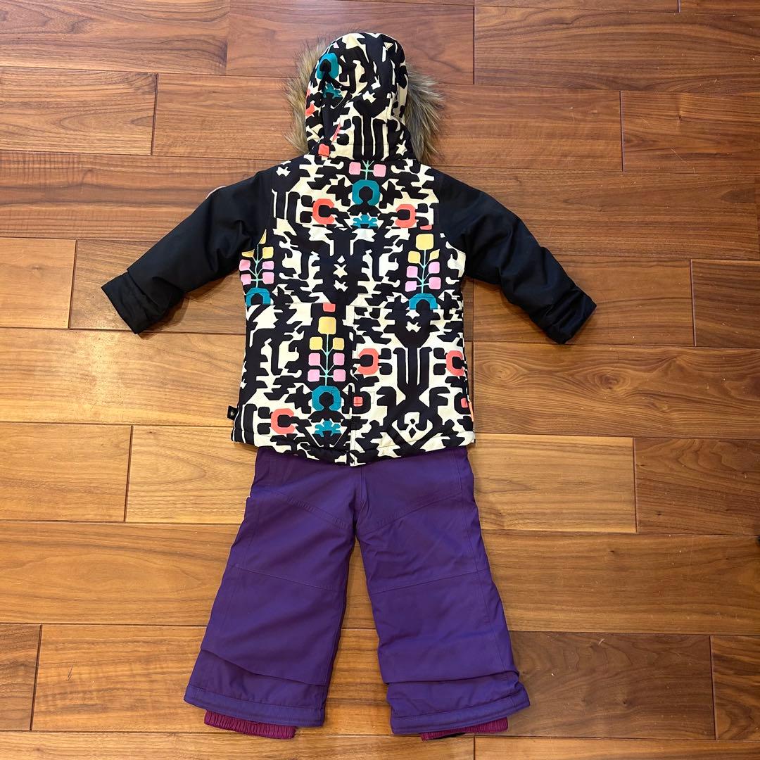 美品 バートン ウェア 上下セット 2T ジャケット ビブパンツ BURTON