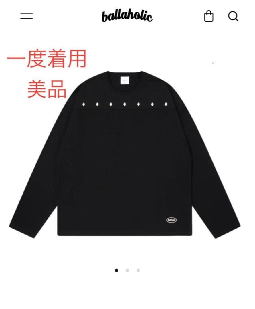 ballaholic グラフィック長袖Tシャツ 黒　tsc