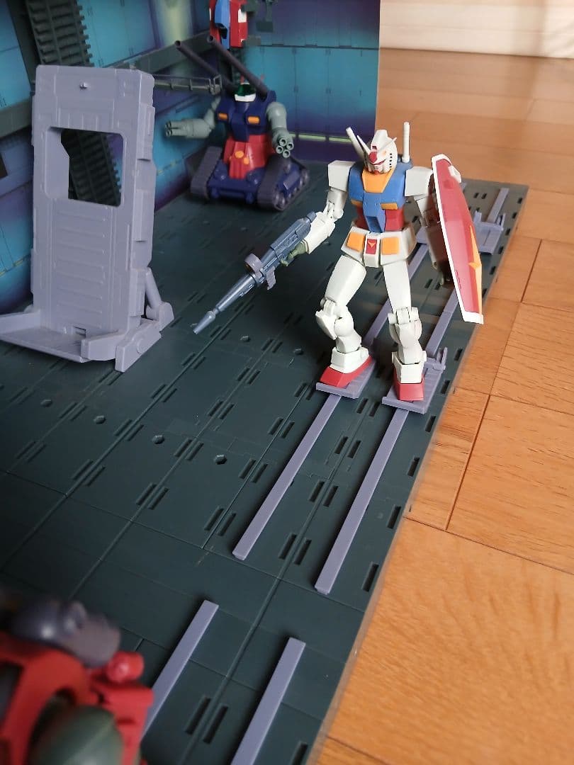 ロボット魂　ガンダム　ジオラマ