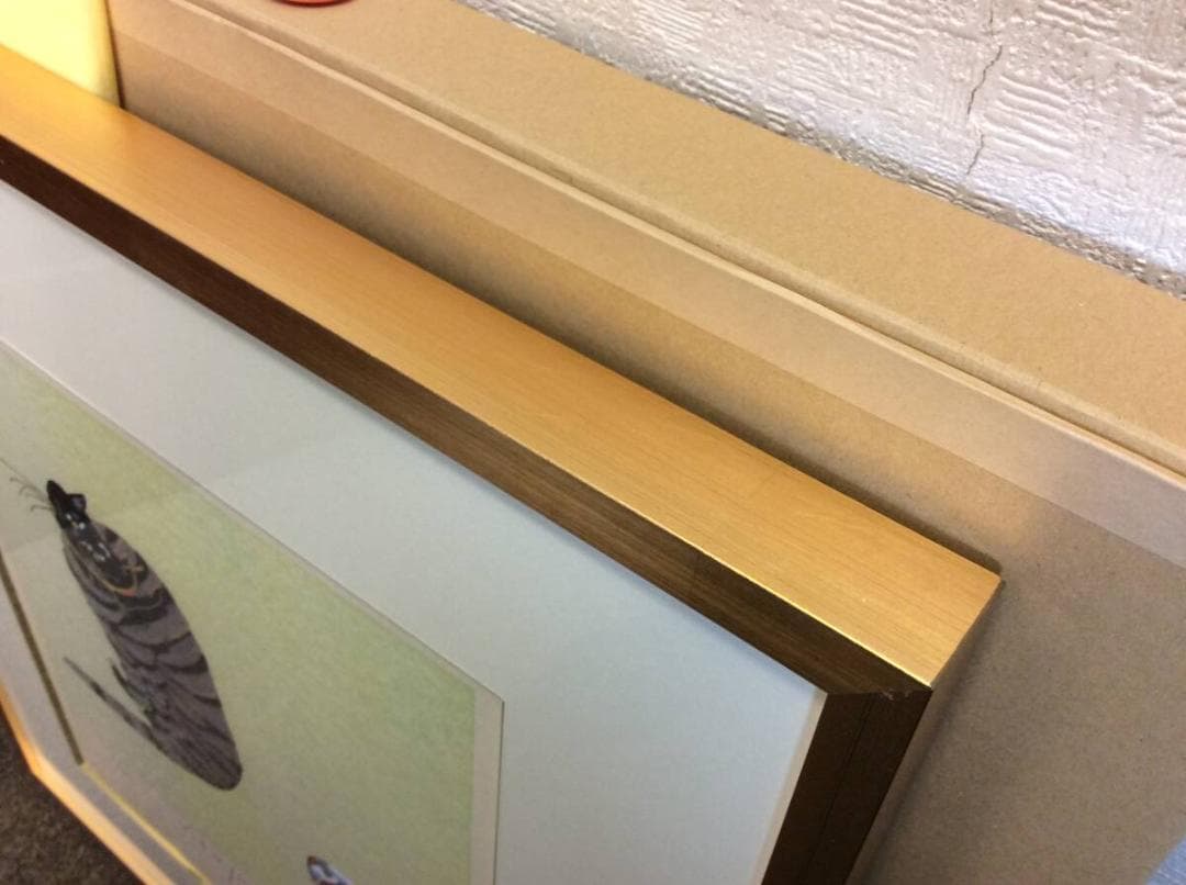 美品 フジ子・ヘミング 「猫十態 クリコ」直筆サイン・限定6番/200部 木版画