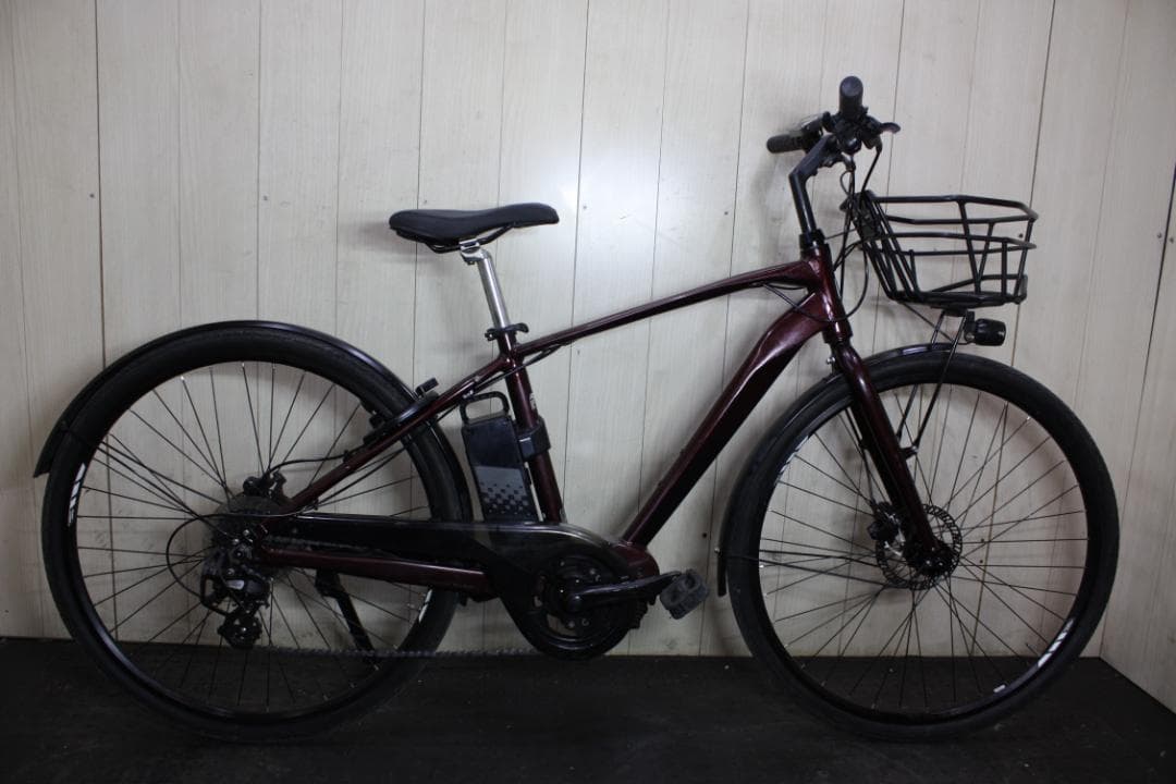 あさひ製 オフィスプレスe-L 700C 8速 大容量9.6AH クロス電動