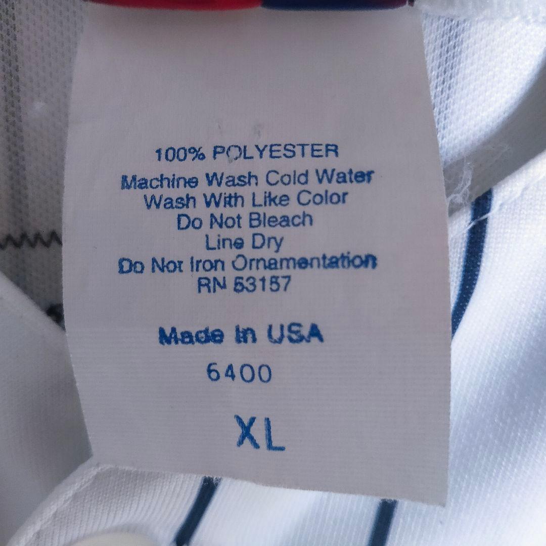 【MLB】 ニューヨーク・ヤンキース ゲームシャツ XL デレク・ジーター 白縞