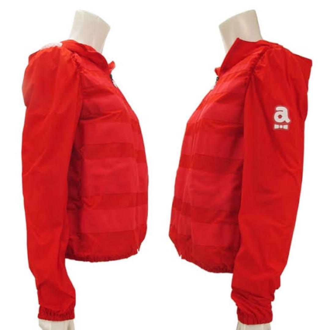 値下げ！　新品未使用タグ付きarchivio フルジップ ブルゾン 36レッド