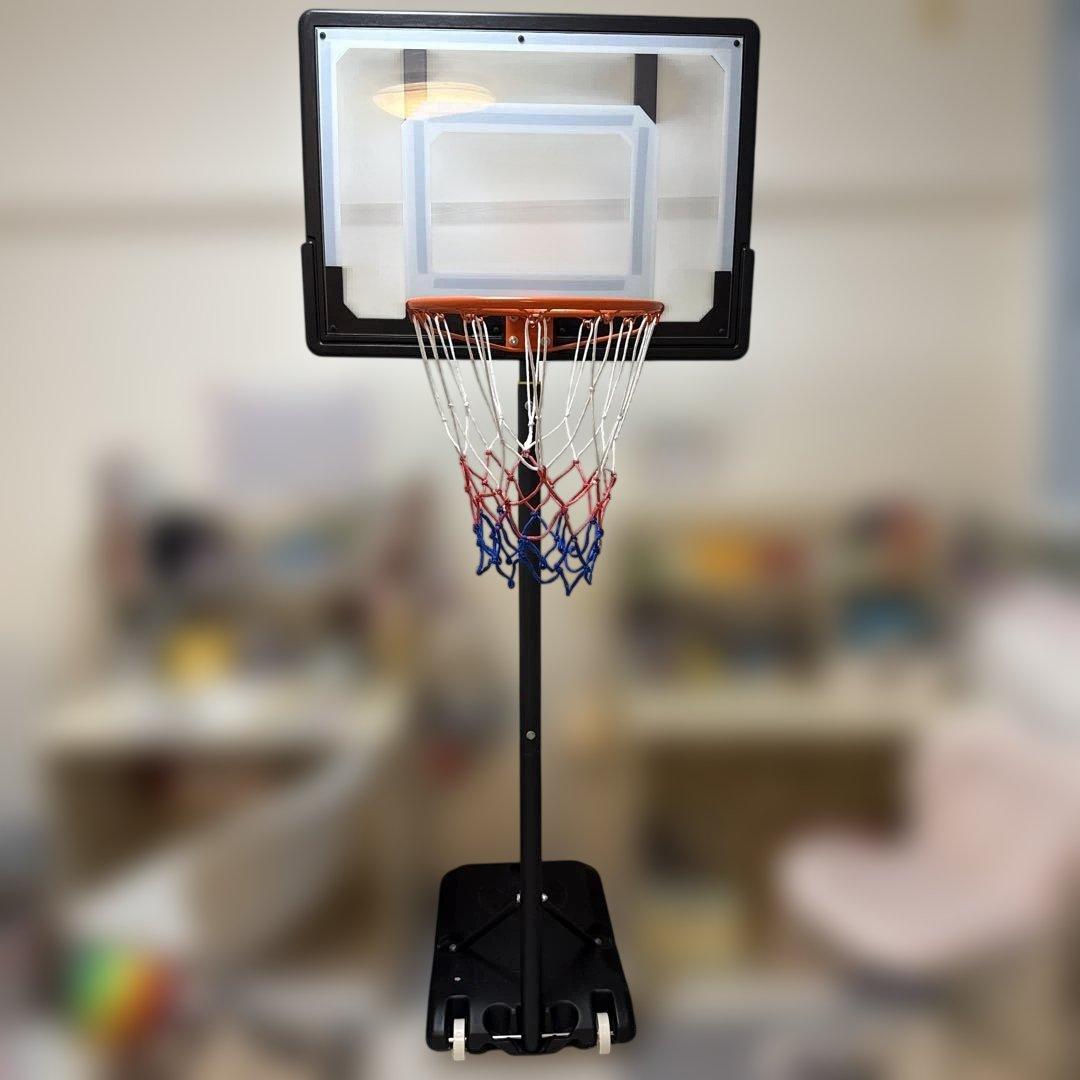 【初売り】バスケットゴール 屋内外兼用 高さ5段階160cm〜210cm移動式