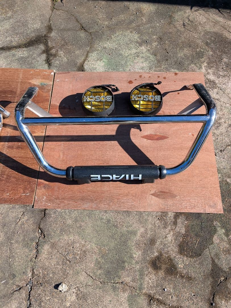 ハイエース 100系 バンパーガード フロント リア フォグランプ