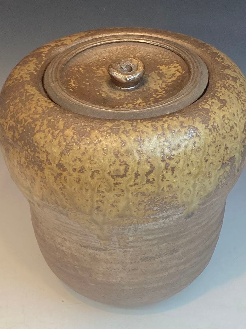 小西陶古 作 備前焼肩張水指 箱なし 茶道具