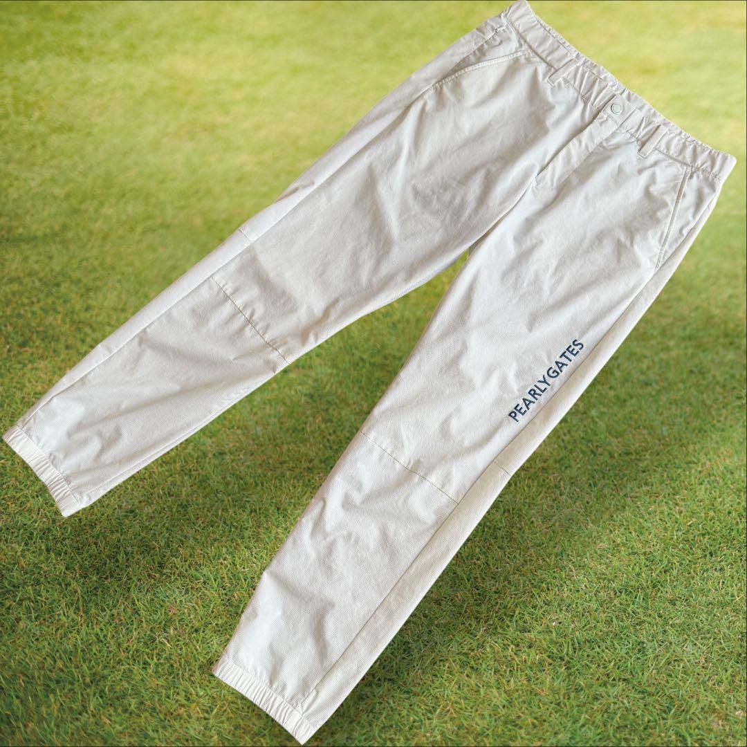 パーリーゲイツ　ジョガーパンツ　L〜XL相当 白　ホワイト　美品　5 パンツ
