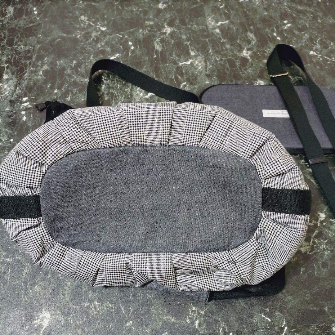 Luxe birdie ピクニックキャリー　モノトーン　斜め掛け可能　軽量