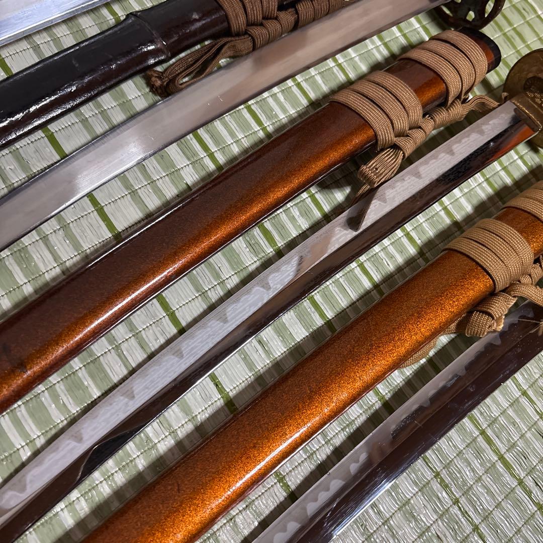 模造刀　模擬刀　武士　侍　伝統工芸　剣　鞘竹　小太刀　鞘　鍔　大衆演劇　５本