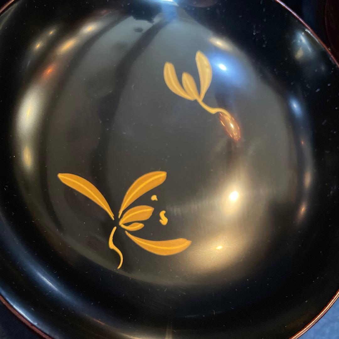 『堅牢で布着』の「木製 輪島塗 溜塗」【吸物椀】五客セットです。※吸物椀　漆器