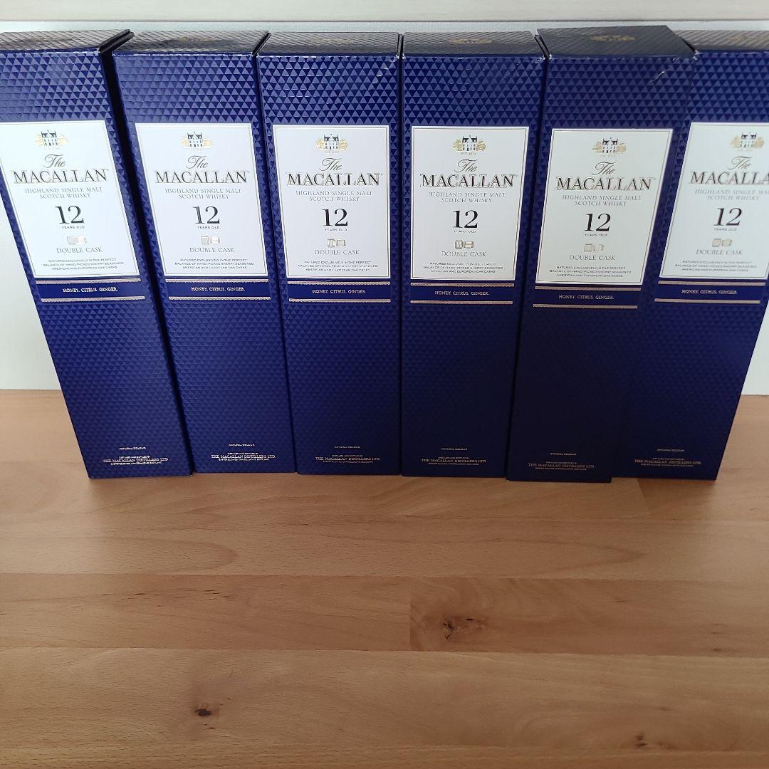 The Macallan 12年 シングルモルトダブルカスク 6本セット