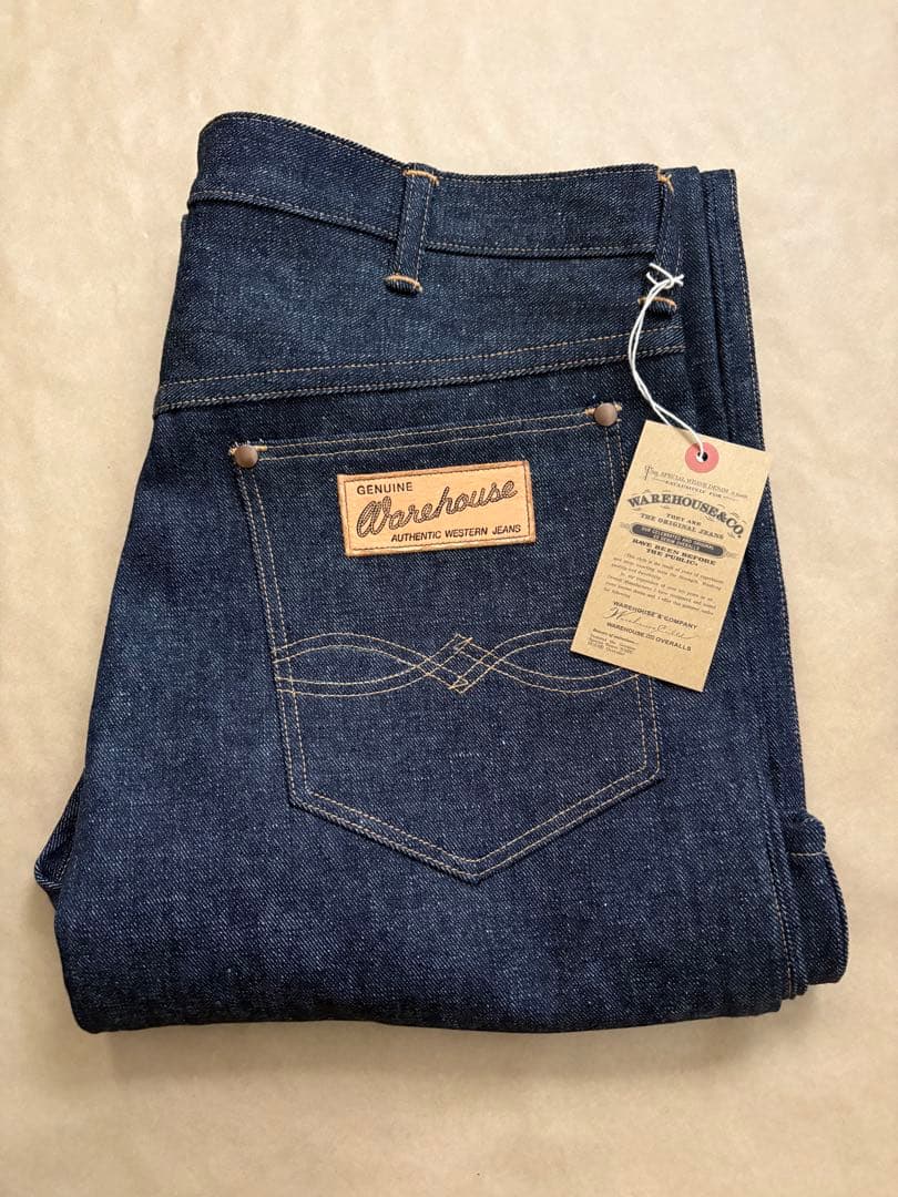 新品日本製ウエアハウスLot1008 1947 MW Pre-Rodeo W34