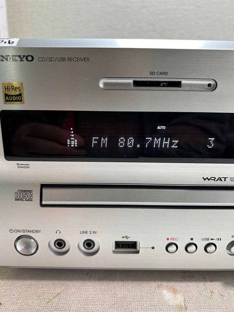 D16整備ONKYO NFR-7TX ハイレゾCD/SD/USBレシーバー