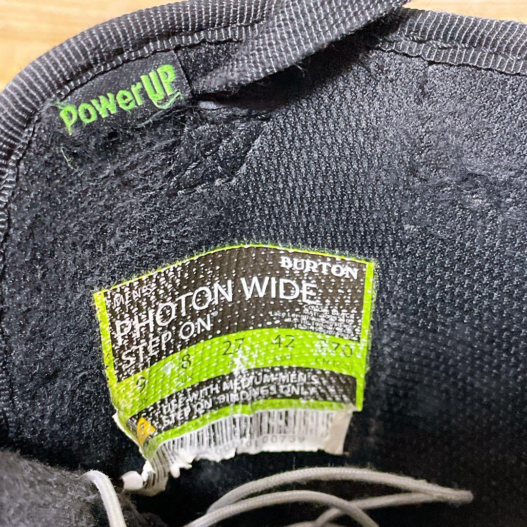 バートン フォトンワイド ステップオン ブーツ ダブルBOA 27cm 黒