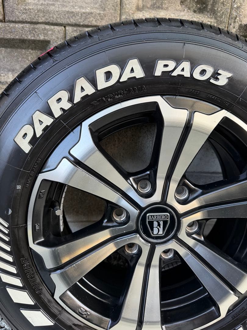 YOKOHAMA PARADA PA03 タイヤホイール4本セット ハイエース