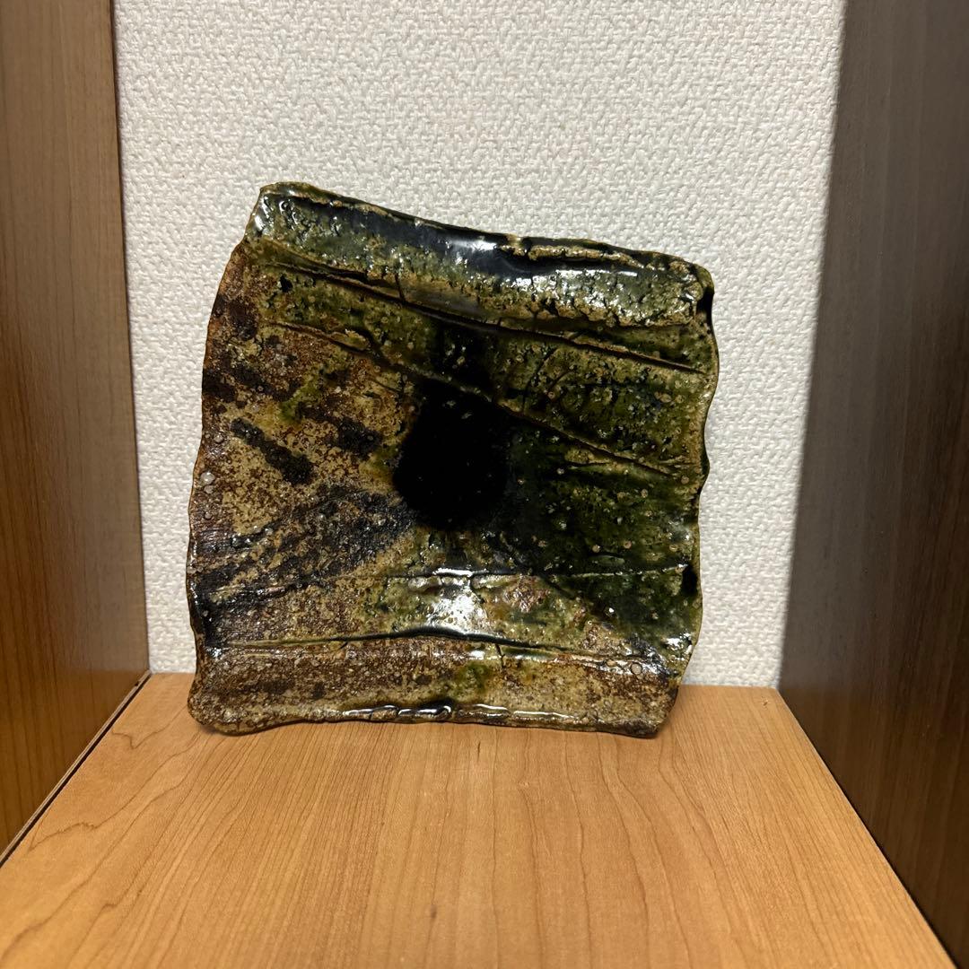 塚本治彦　織部角皿