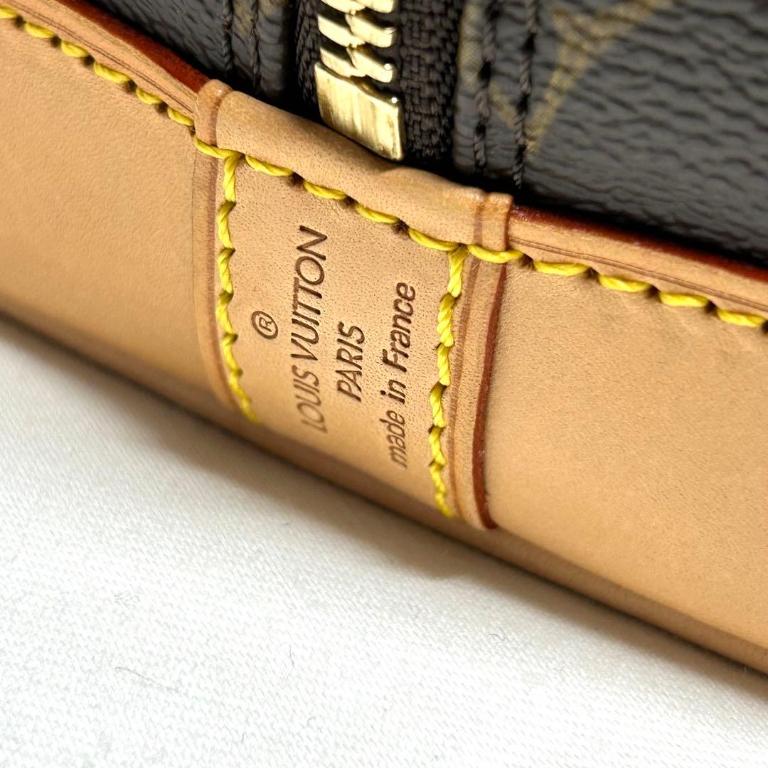 超美品 正規品 ルイヴィトン モノグラム アルマ ハンドバッグ カデナ 保存袋