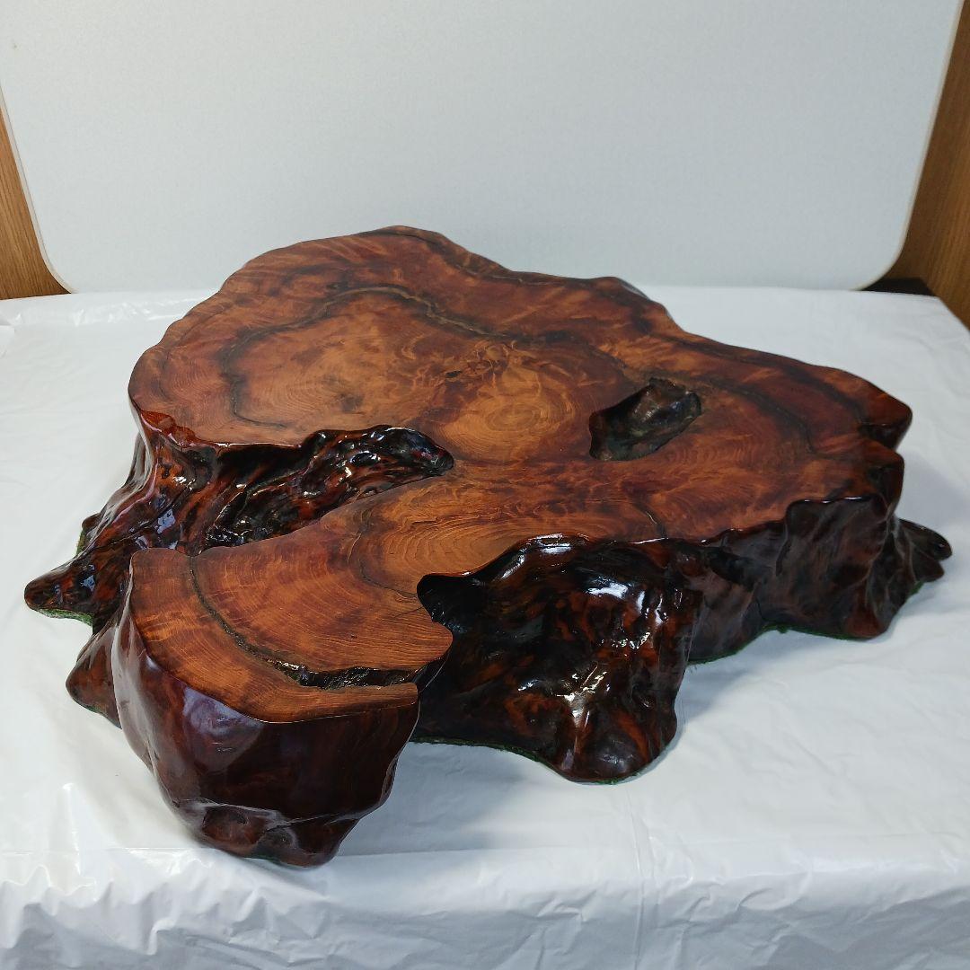 送料込み　屋久杉　希少厚切り台座