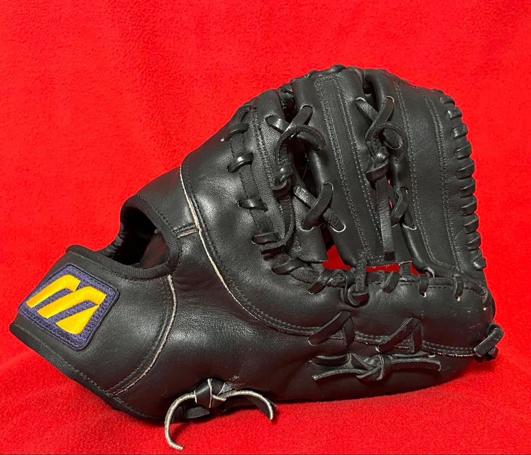 ミズノ　旧ロゴ　ビッグm　軟式ファーストミット　ワールドウィン　革柔軟　即戦力！