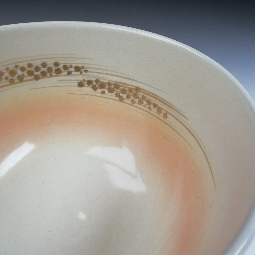 Ｔ４７６　茶碗　『仁清写　四君子絵』『清雲 造』　共箱　抹茶碗　茶道具