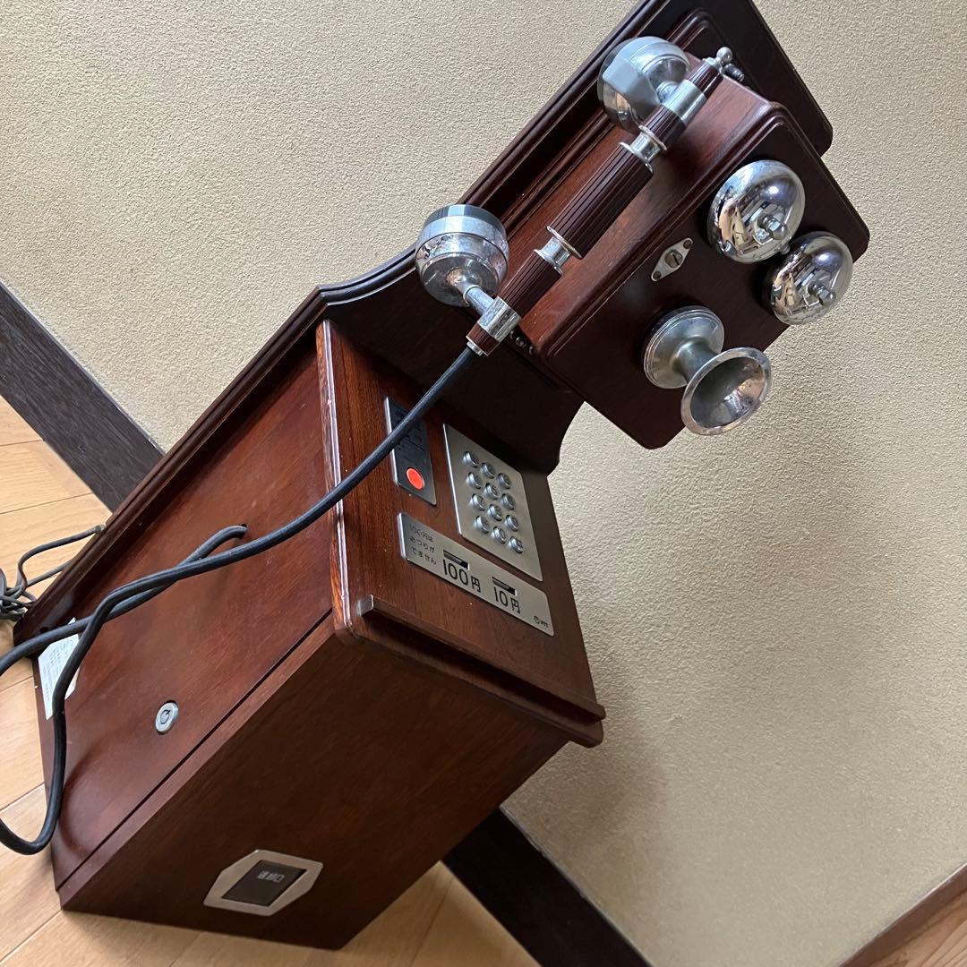 クラシックピンクTEL 昭和レトロ　アンティーク　小道具　ヴィンテージ　電話機