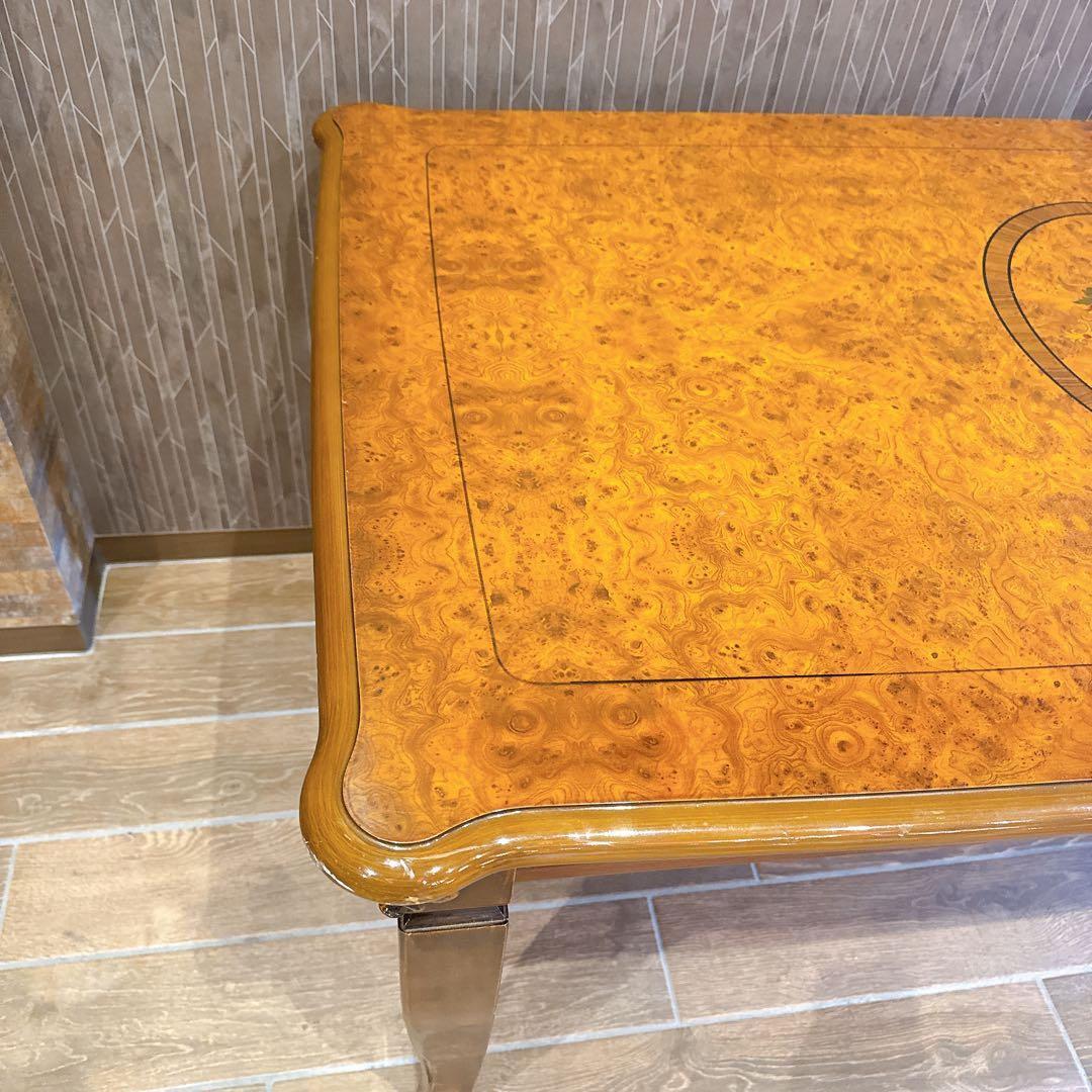 イタリア ダイニングテーブル 象嵌細工 エレガント クラシック ヨーロピアン