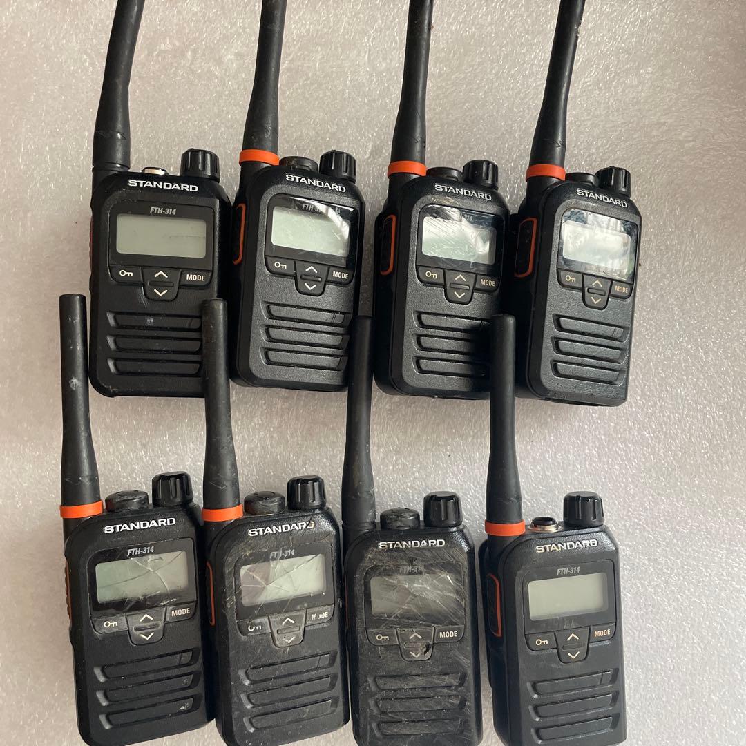 STANDARD トランシーバー FTH-314 特定小電力ト ジャンク8台