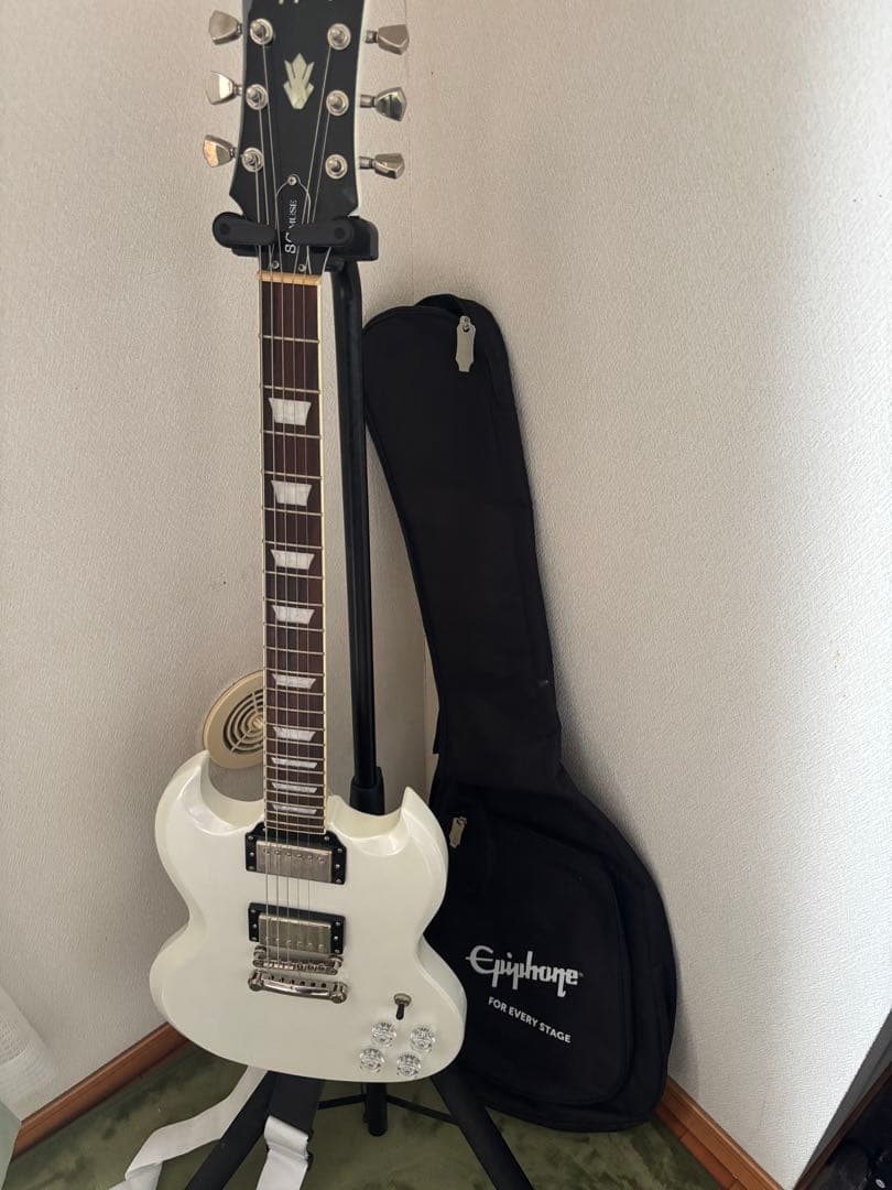 Epiphone SG Muse ホワイトメタリック