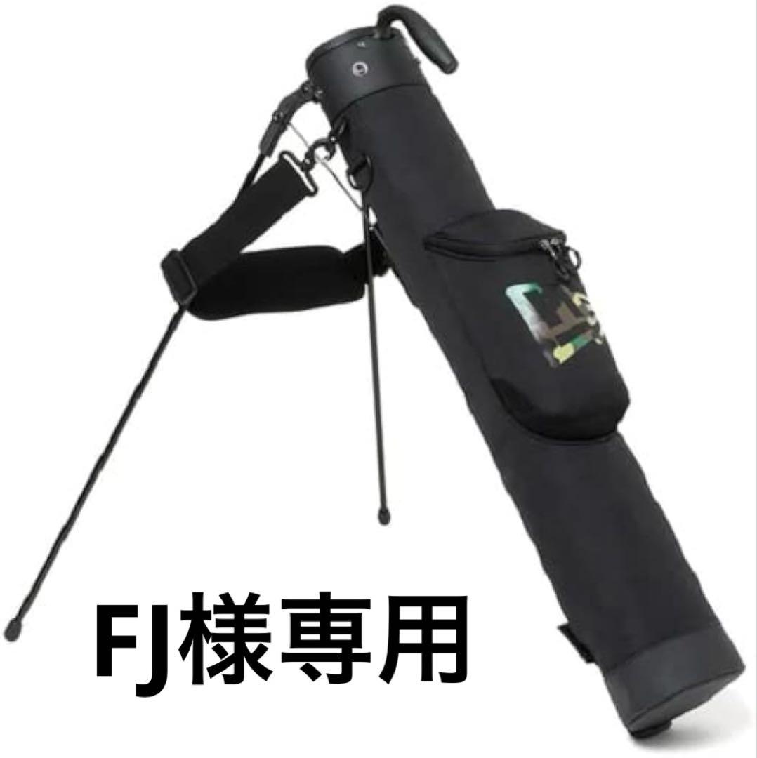NEWERAブラックゴルフバッグ サブバッグ セルフスタンド自立式