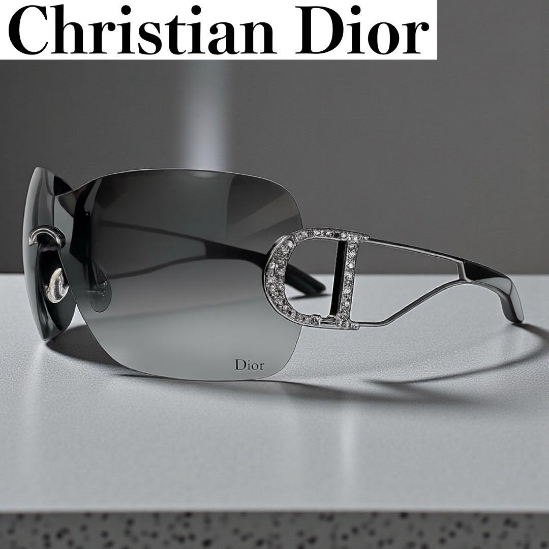 美品　Christian Dior サングラス　ディオール　ロゴ　KJ1P8