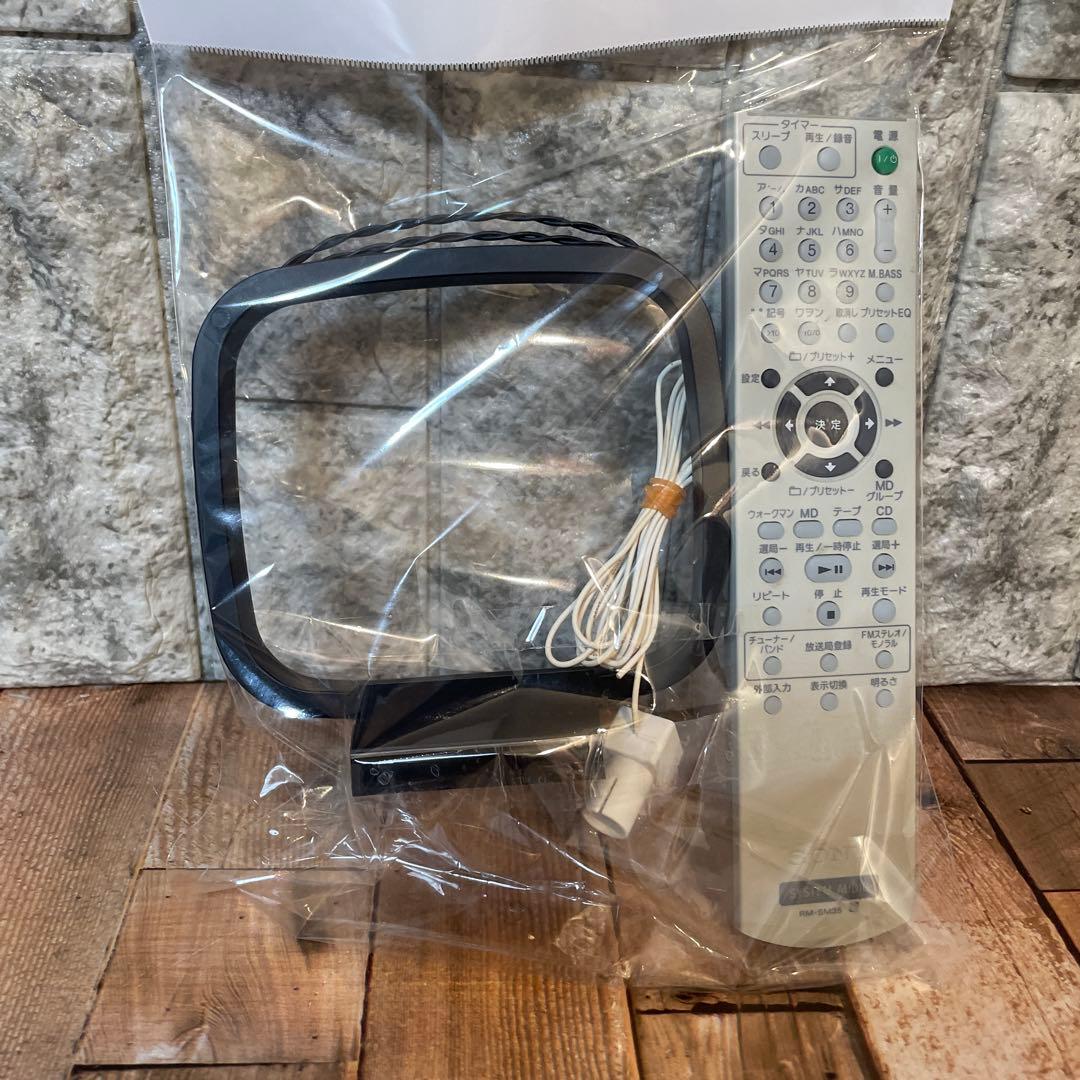 #891SONY MD搭載オールインワンコンポ CMT-M35WM B ブラック