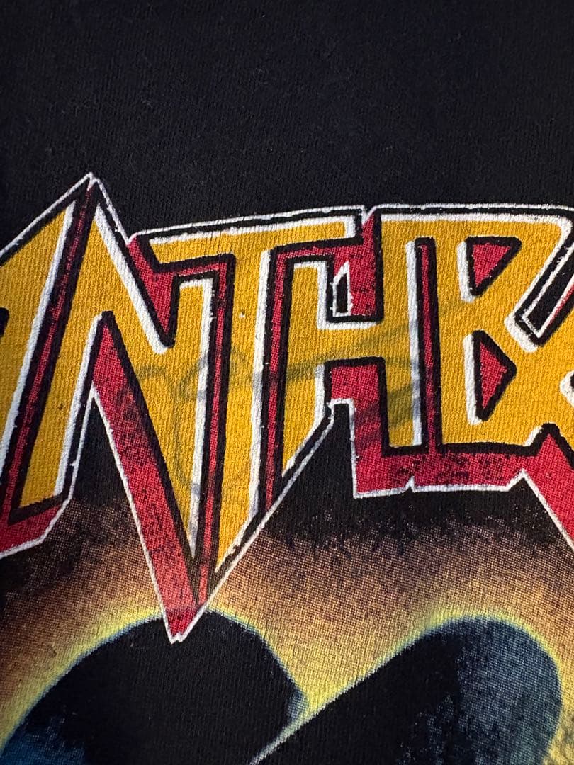 ANTHRAX サイン入り Tシャツ