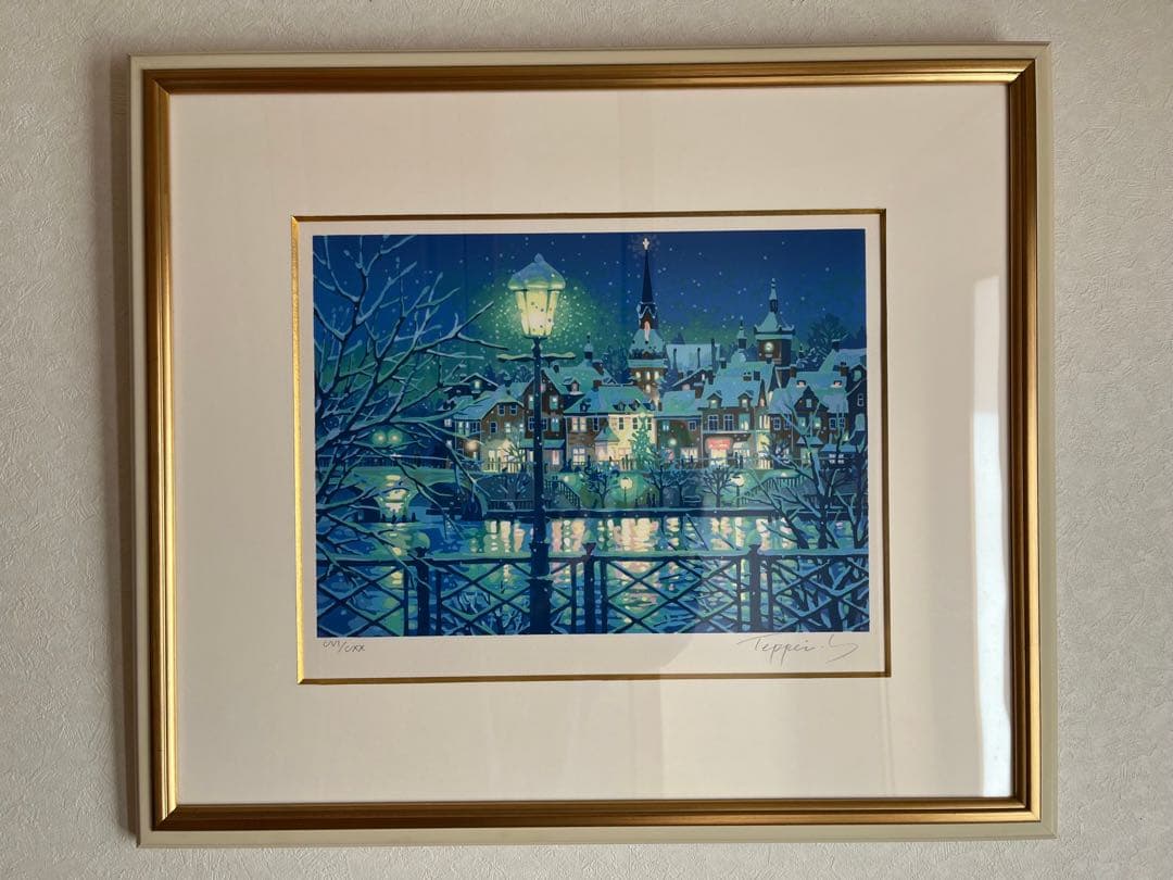 笹倉鉄平シルクスクリーンとサイン入り画集