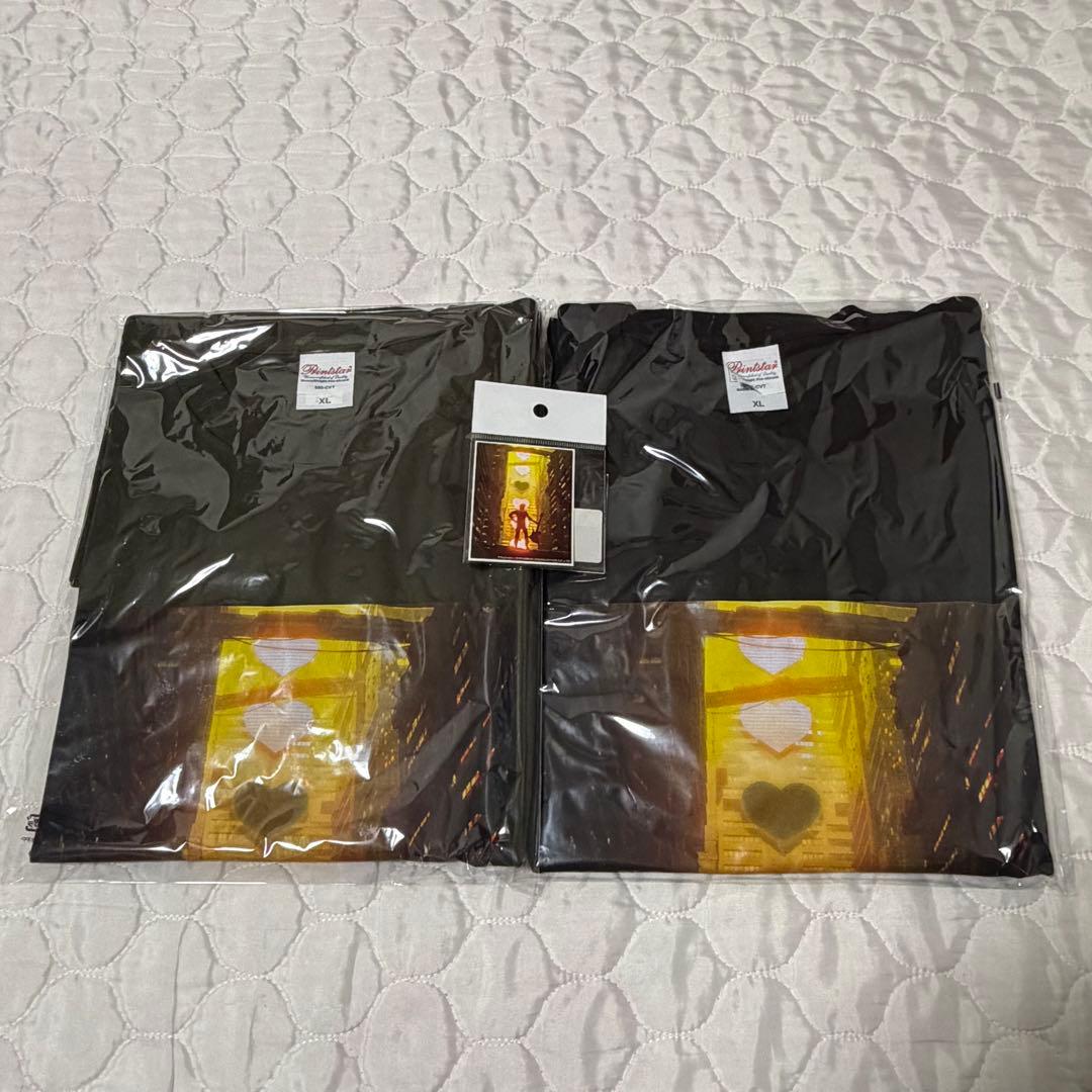 未使用 Tシャツ XLサイズ hide キギノビル コラボ ステッカー付き