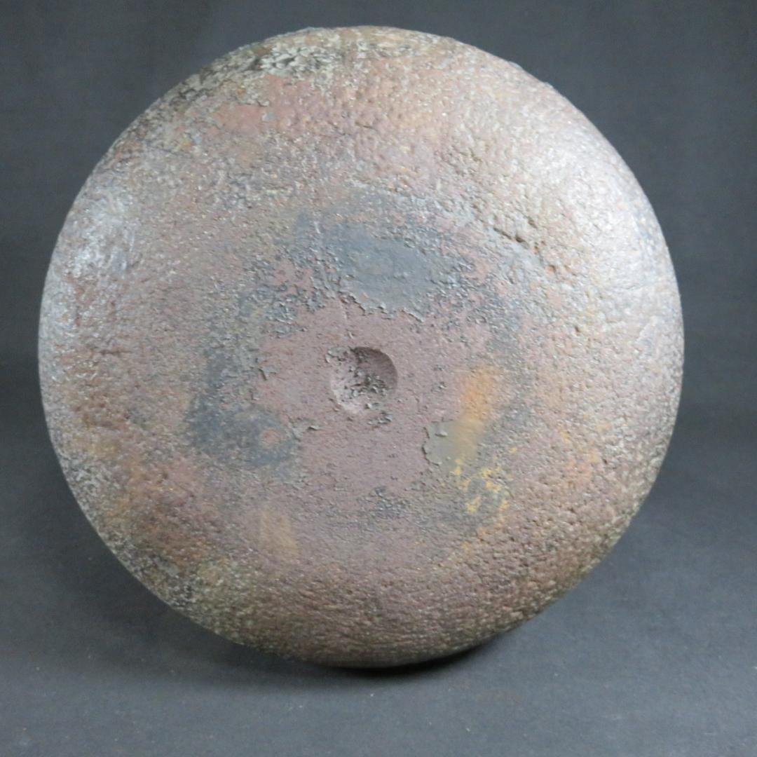 真形釜 茶釜 茶道具 京肌 錆 清光作 在銘 木箱 共箱