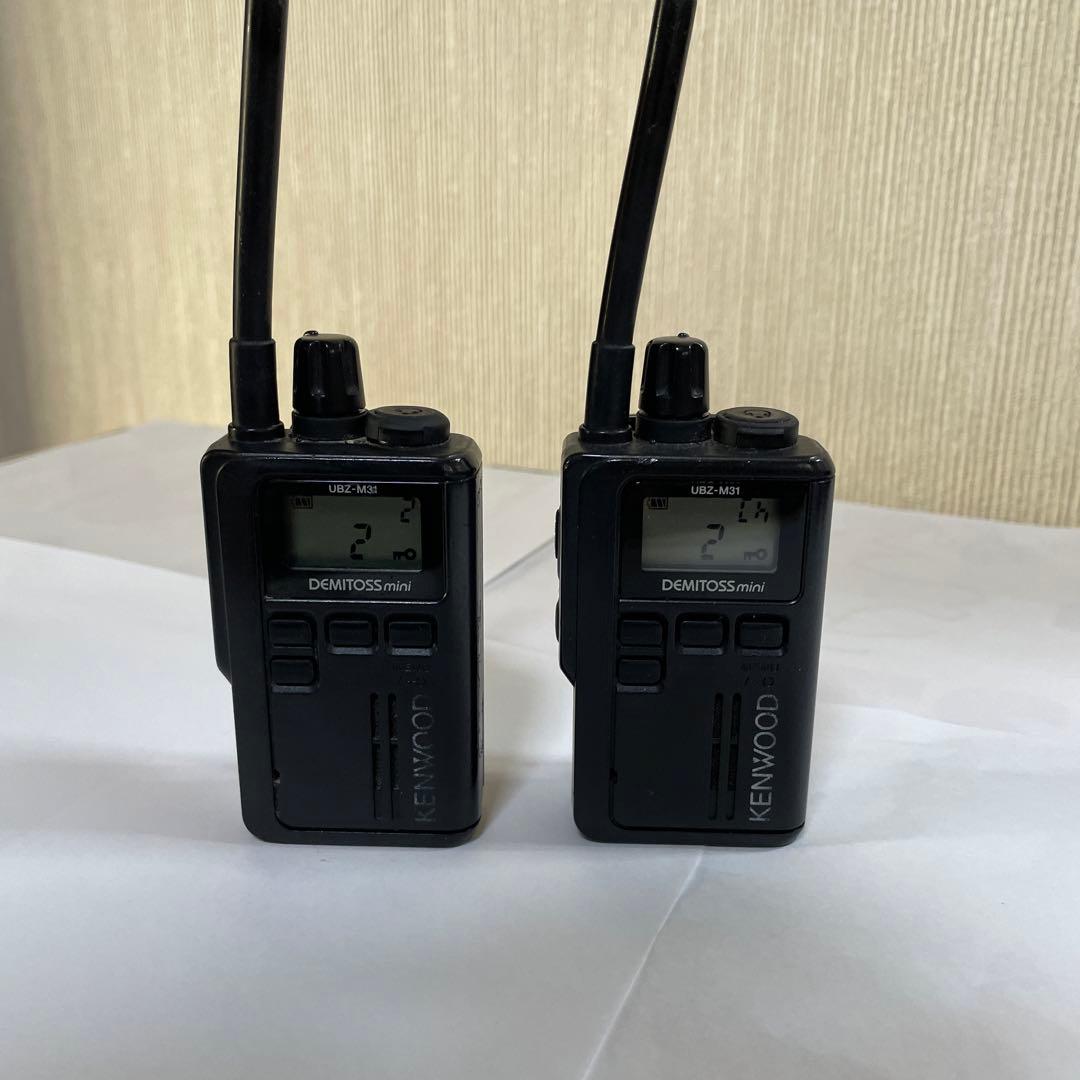 KENWOOD UBZ-M31 トランシーバー2台セット