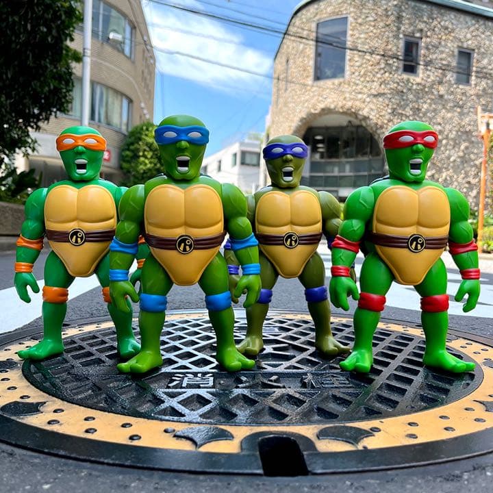 ［PDSxUnbox Industries］TMNTフィギュア　4種セット