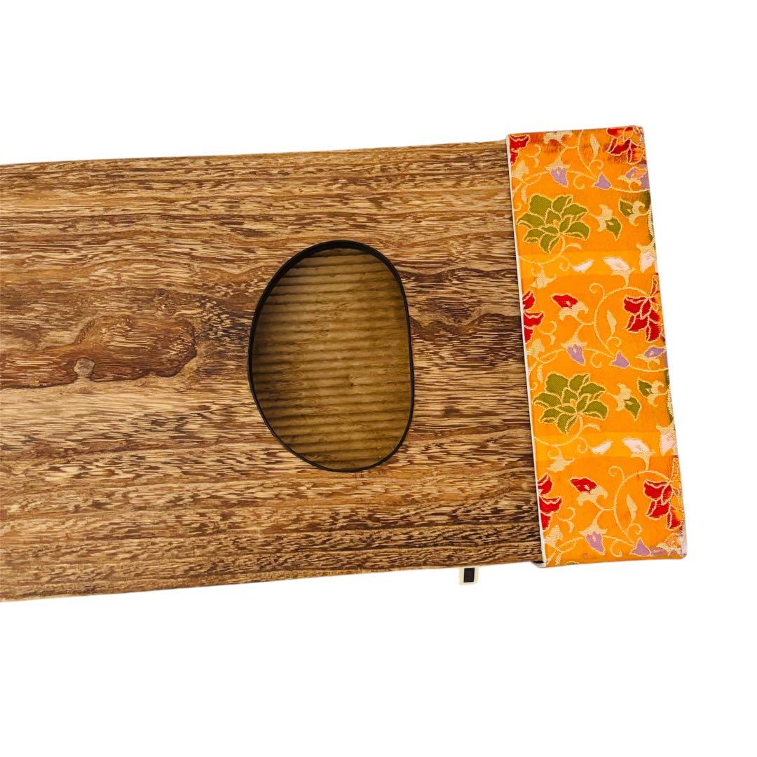 琴　箏　研水　13弦　山田流　並甲　すだれ彫り　蒔絵　全長182cm