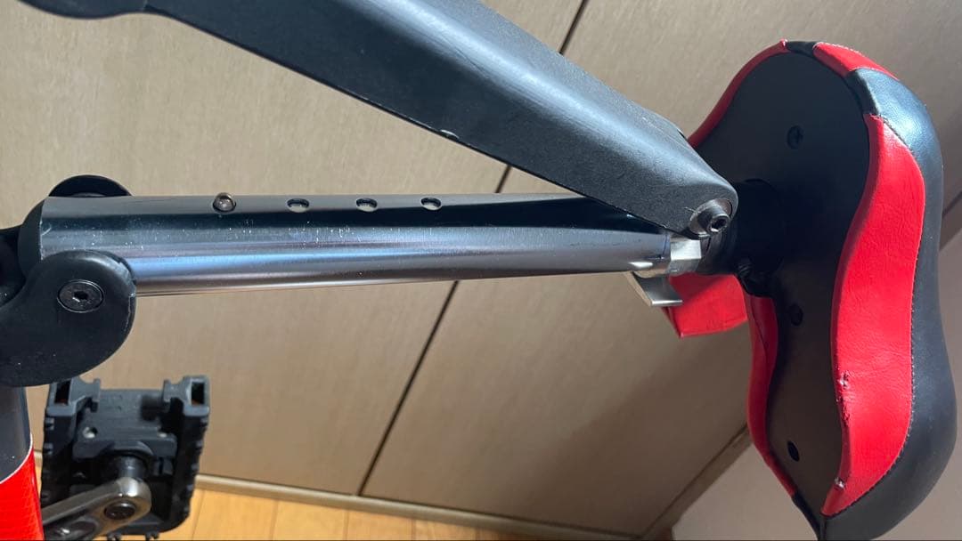 A-bike 折りたたみ自転車 8インチブラック レッド