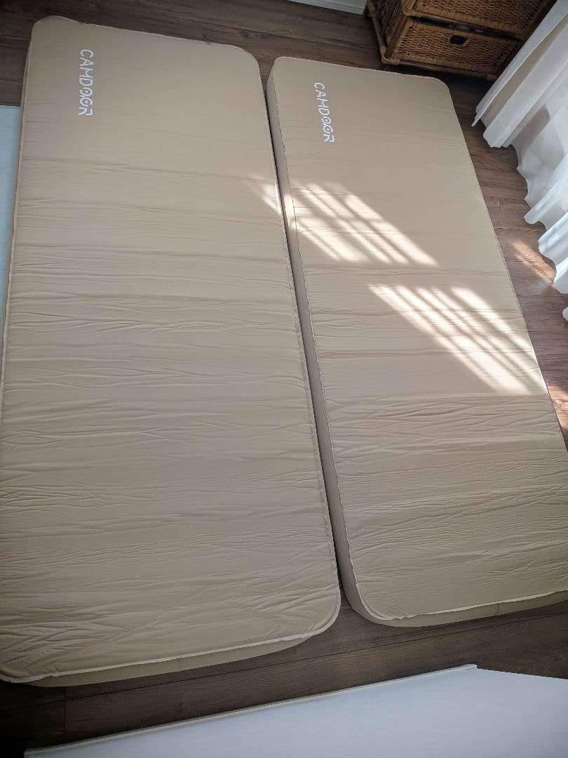 24時間限定値下げCAMDOOR インフレーターマットDX 10cmシングル2枚