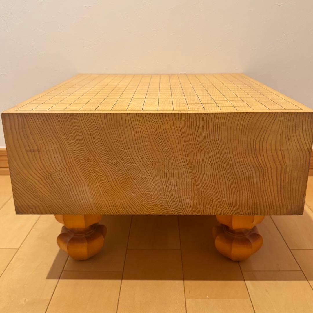 本榧 5寸 天地柾 / 本蛤碁石 / 那智黒 / 銘木碁笥 フルセット