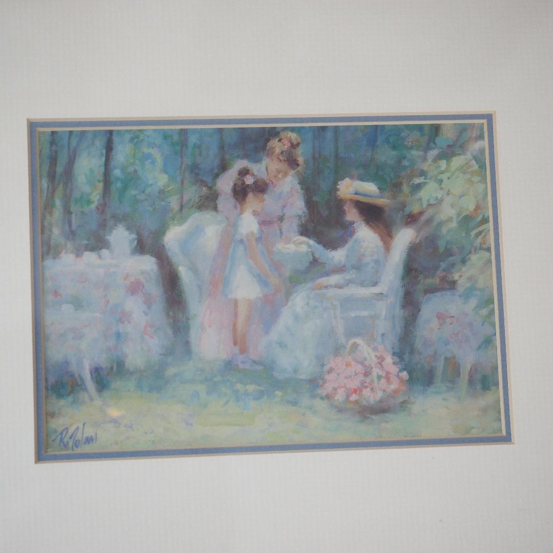 リチャード・トーランの絵画４点セット　ビクトリア時代の女性　新品・未使用送料無料