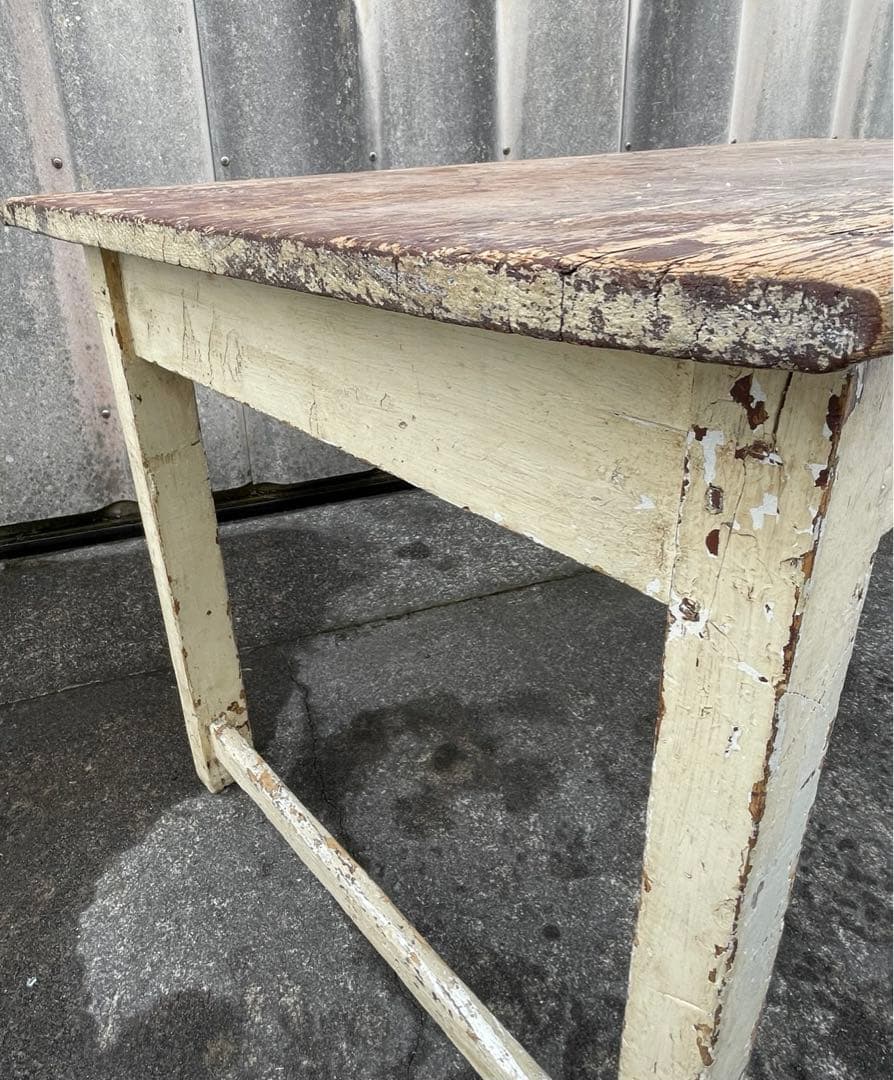 アンティーク/フランス/古材/ダイニングテーブル/センターテーブル/机/店舗什器