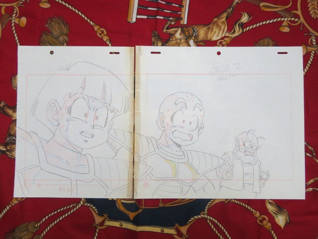 メ*ロ様 ドラゴンボール セル画 原画 悟飯 クリリン デンデ 当時品
