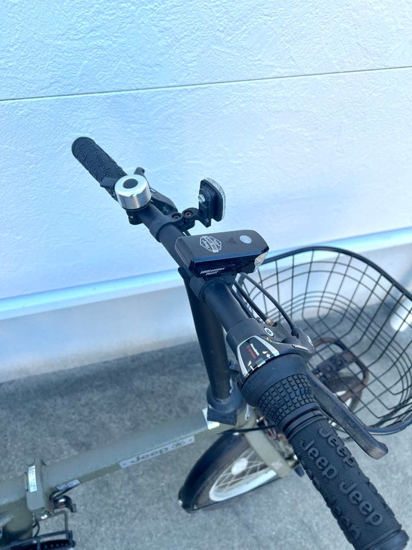 Jeep 折り畳み自転車 20インチJE-206G オリーブグリーン