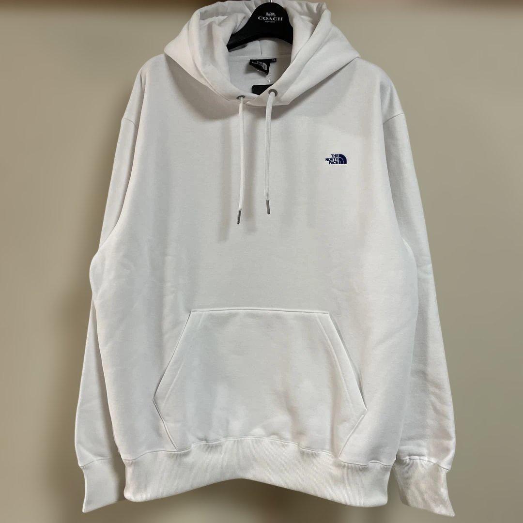 タグ付き新品THE NORTH FACE ホワイト パーカー裏起毛