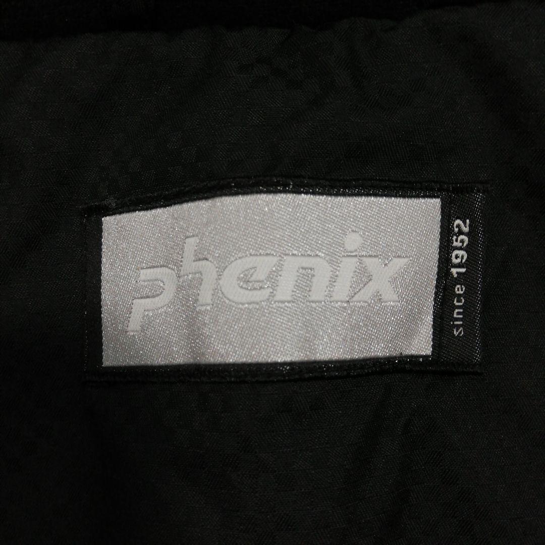 phenix メンズ スキーウェア ジャケット ブラック 黒 ロゴ フェニックス