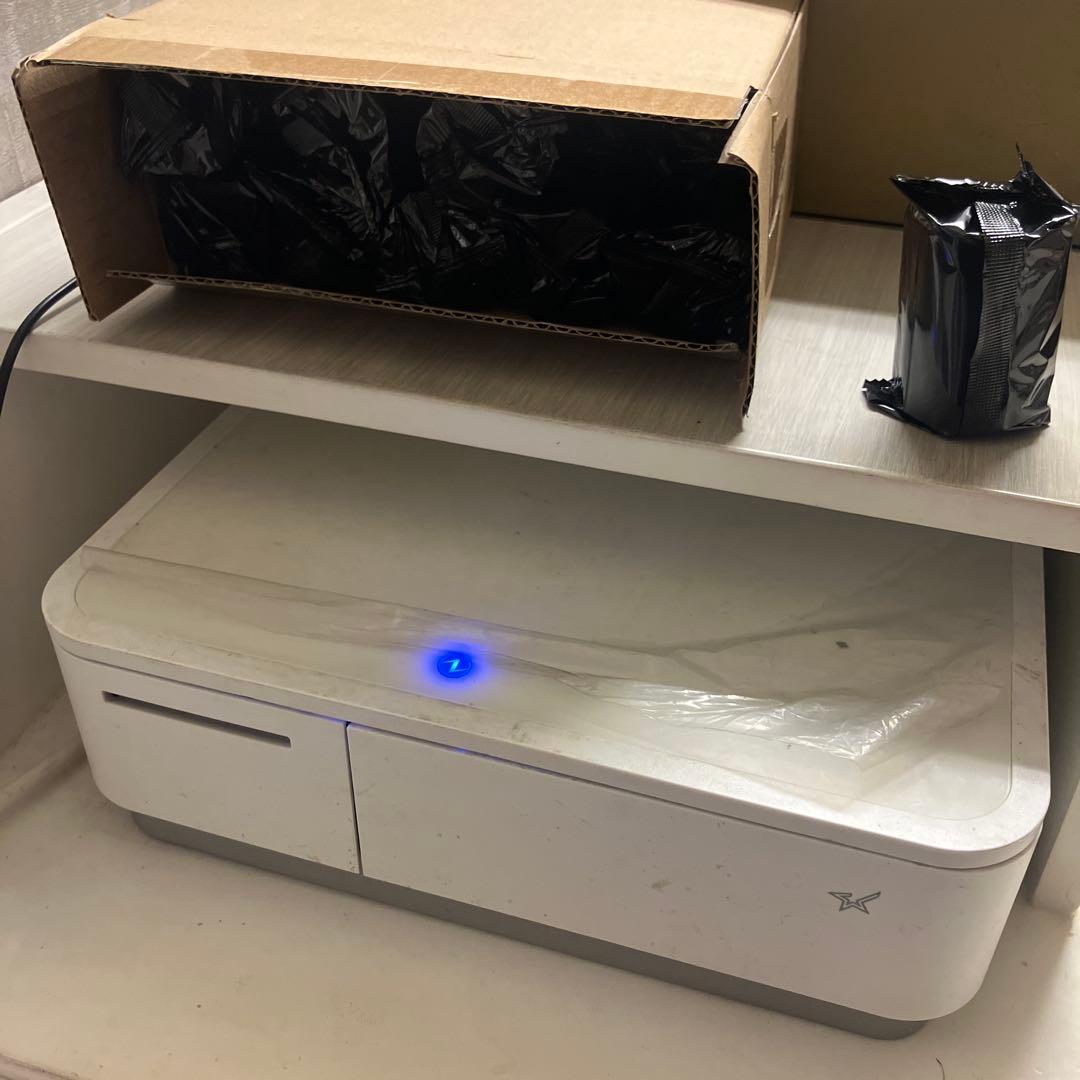 レジスター ホワイト 6仕切り付き